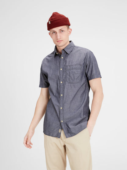 JACK&JONES CAMICIA MEZZA MANICA  SLIM MOD ARUCO