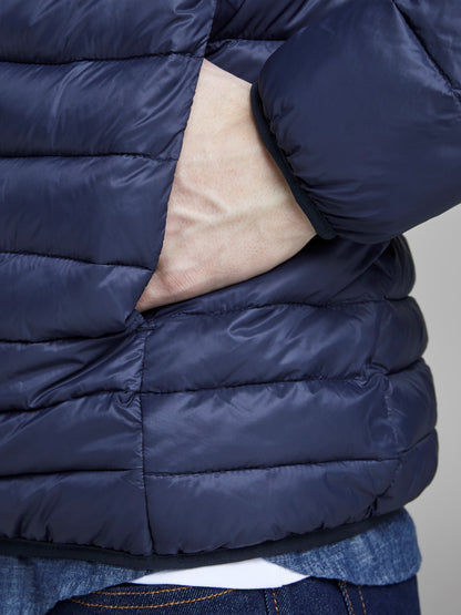 jack&jones giubbino tricolore modinbottito in piuma sintetica mod bomb