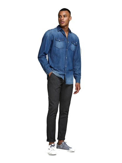 jack&jones pantalone tessuto spina pesce mod. connor