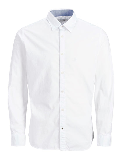 jack&jones camicia m/l mod.  eplain poplin shirt l/s au20 noos
