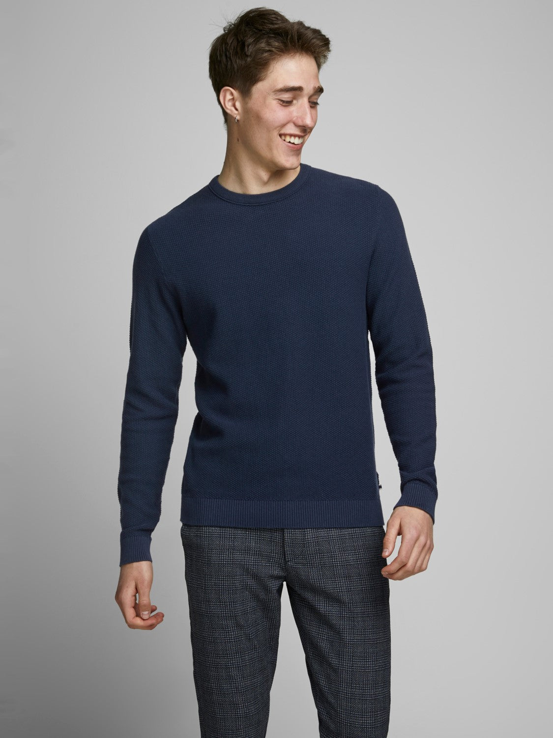 jack&jones maglia giro collo mod. eaaron knit crew neck noos