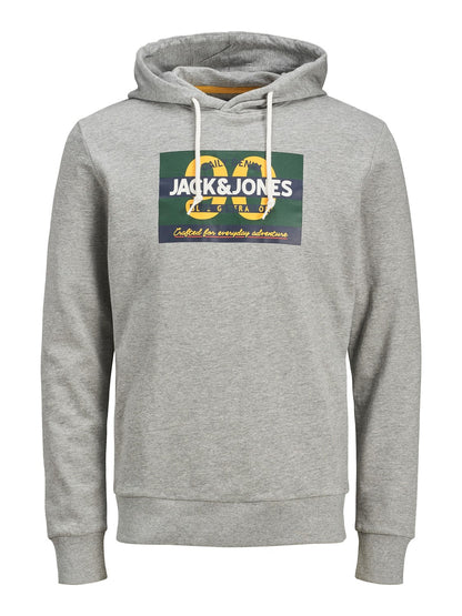 jack&jones felpa cappuccio mod. jortonni sweat hood