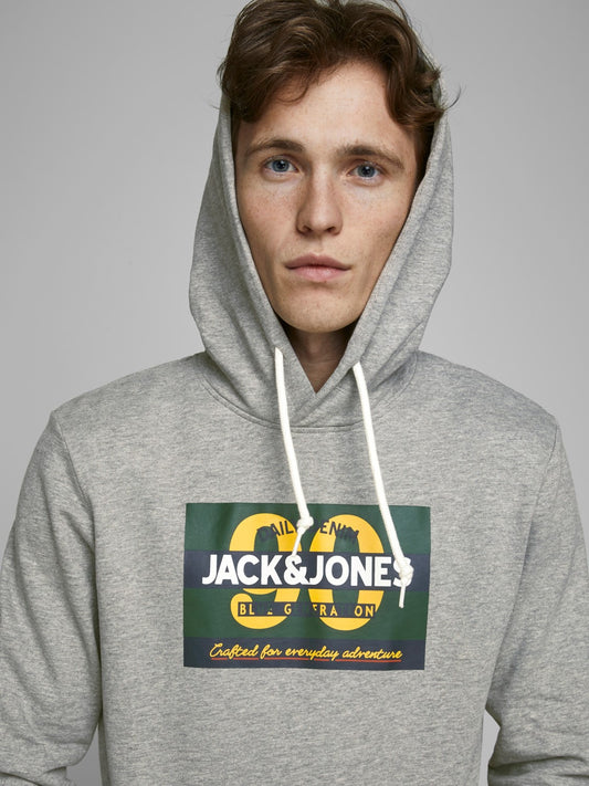 jack&jones felpa cappuccio mod. jortonni sweat hood