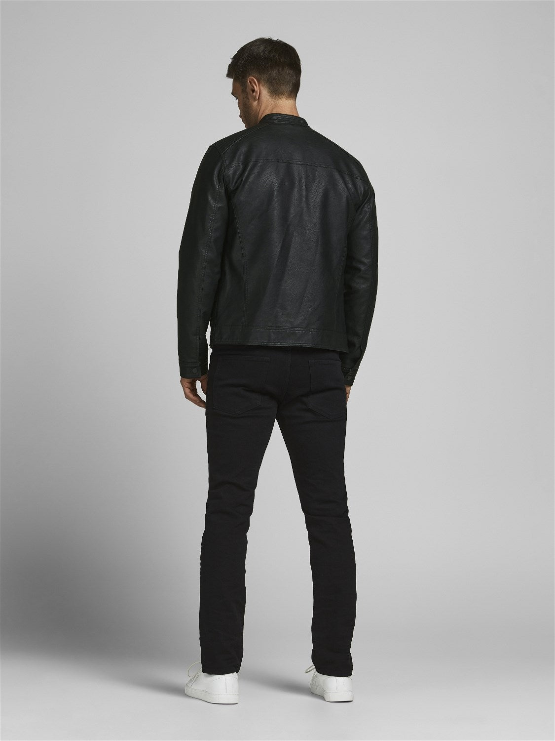 Jack&Jones Giubbino in pelle sintetica jjewarner jacket noos
