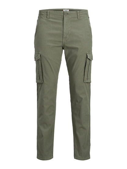JACKE & JONES PANTALONE  cargo ama dusty olive