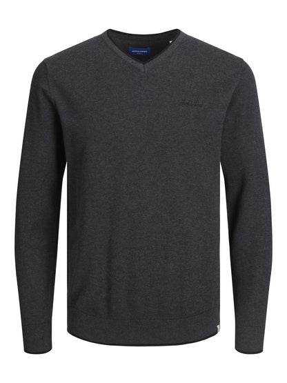 Jack&jons maglia a collo a V uomo jorlegend knit v-neck sn