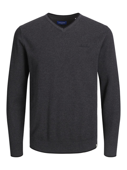 Jack&jons maglia a collo a V uomo jorlegend knit v-neck sn