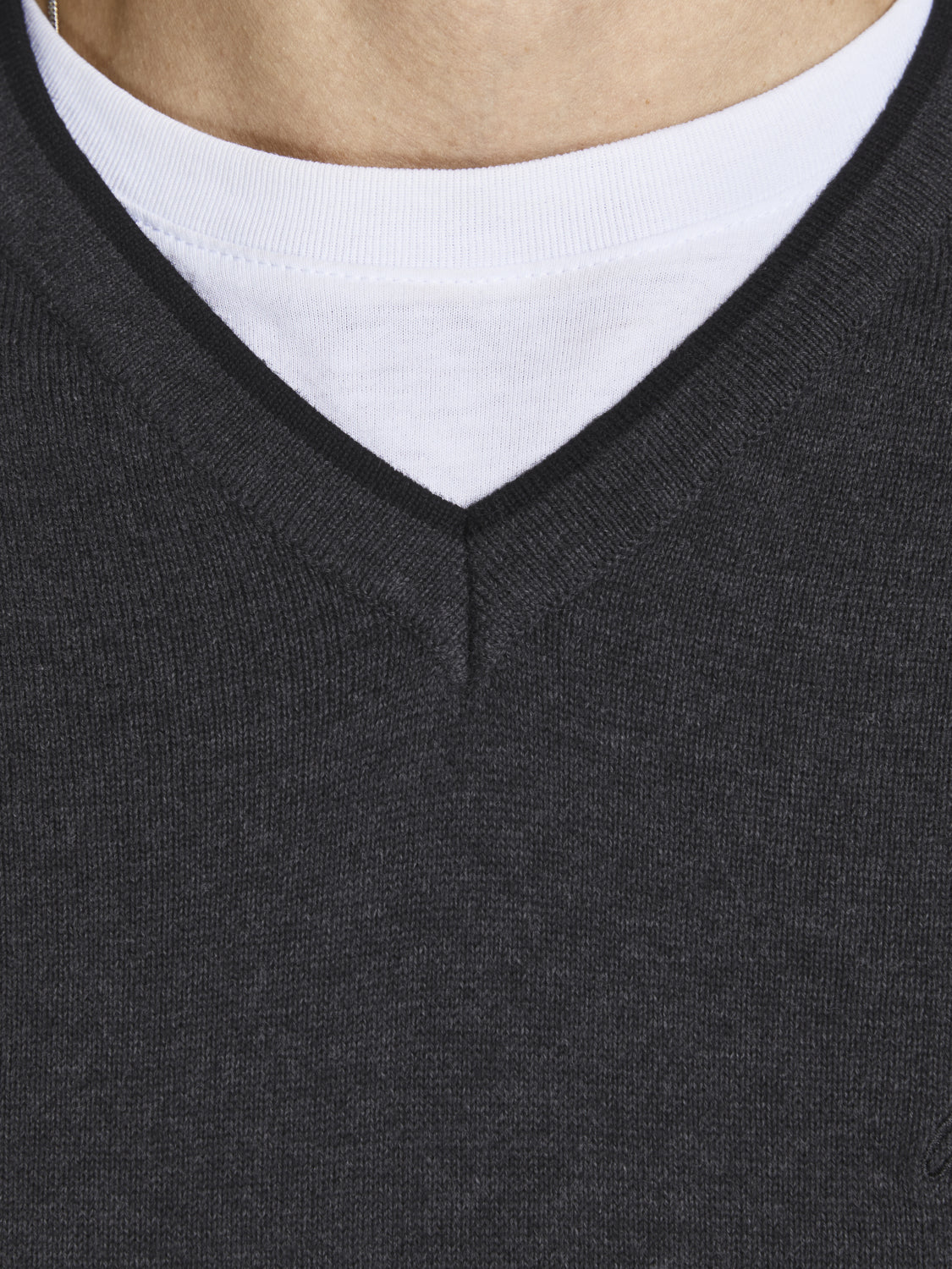 Jack&jons maglia a collo a V uomo jorlegend knit v-neck sn