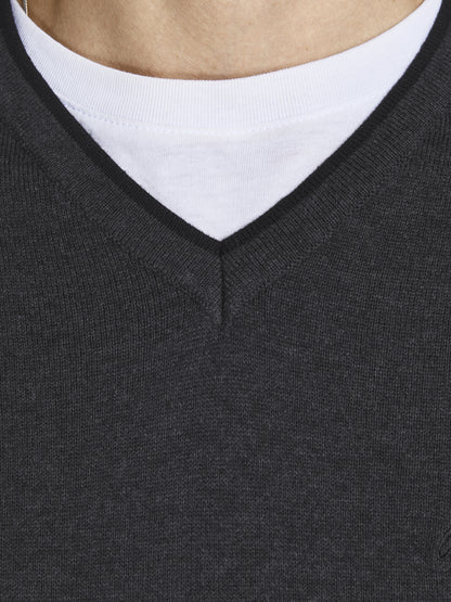 Jack&jons maglia a collo a V uomo jorlegend knit v-neck sn