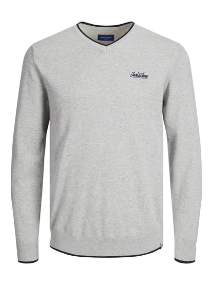 Jack&jons maglia a collo a V uomo jorlegend knit v-neck sn