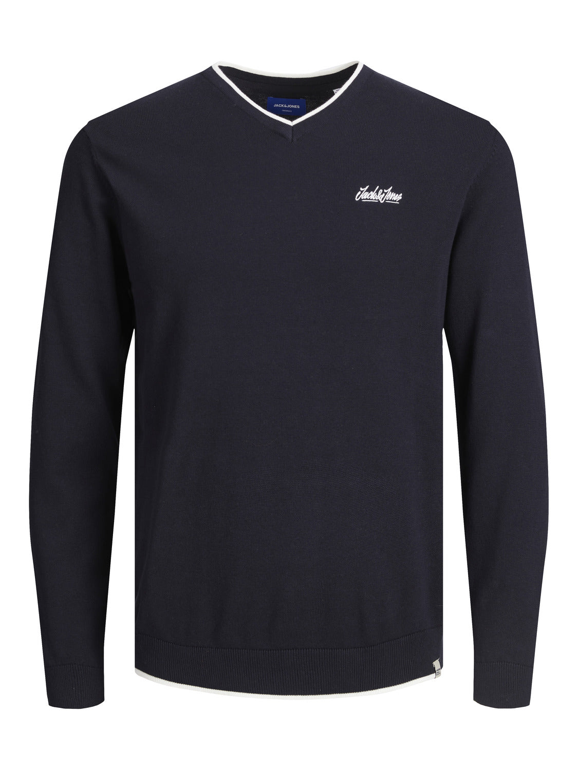 Jack&jons maglia a collo a V uomo jorlegend knit v-neck sn