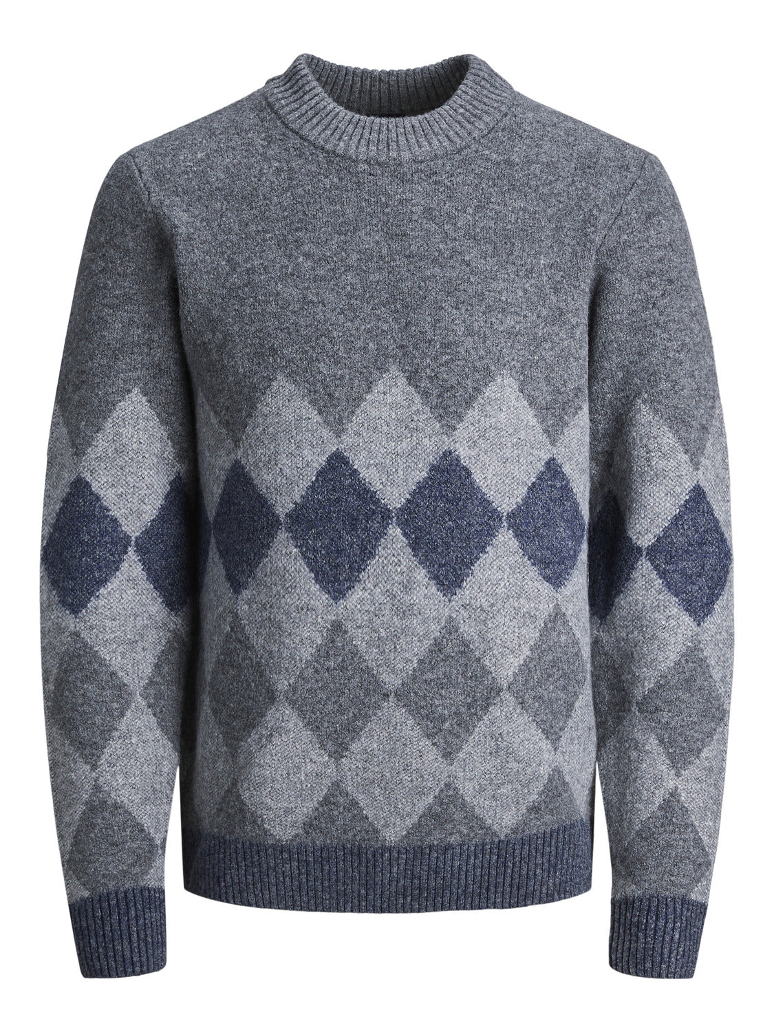 JACK&JONES maglia giro collo a rombi jprblugilmore knit crew neck