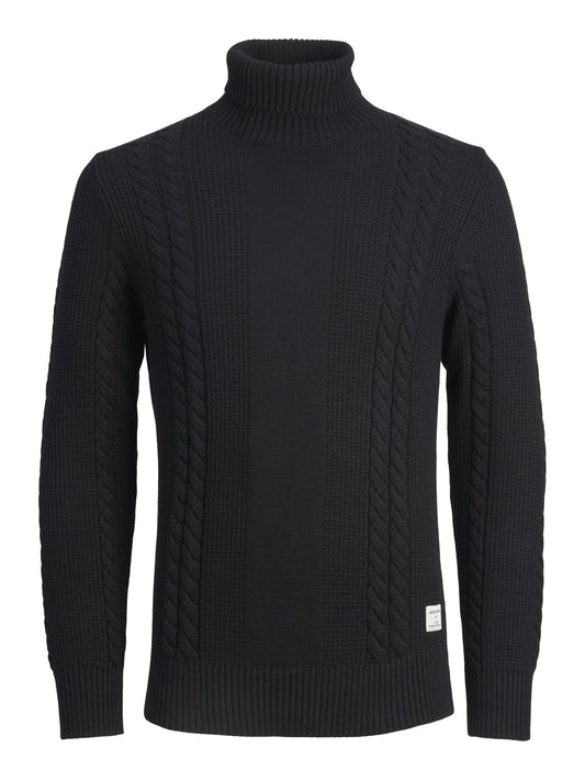 Jack&Jones jcoted knit mix  treccia collo alto