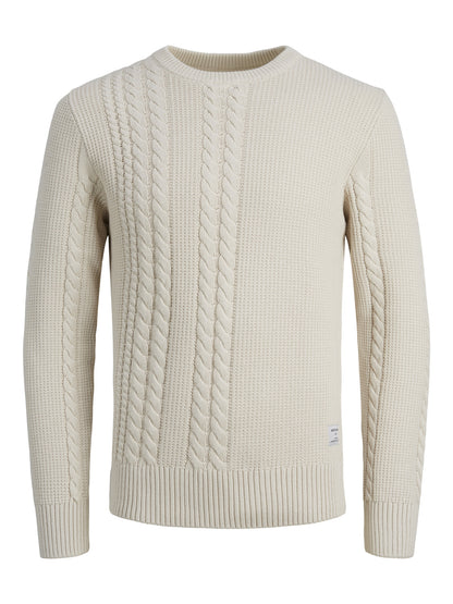 Jack&Jones jcoted knit mix  treccia collo alto