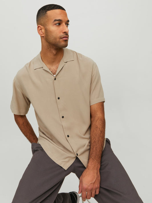 JACK&JONES CAMICIA M/M jjejeff resort shirt ss sn