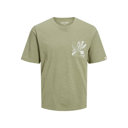Jack6Jones T_shirt uomo orcrayon pocket tee ss crew neck ln