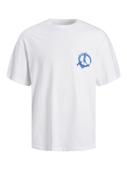 Jack&Jones T-shirt con stampe jorfestback tee ss crew neck