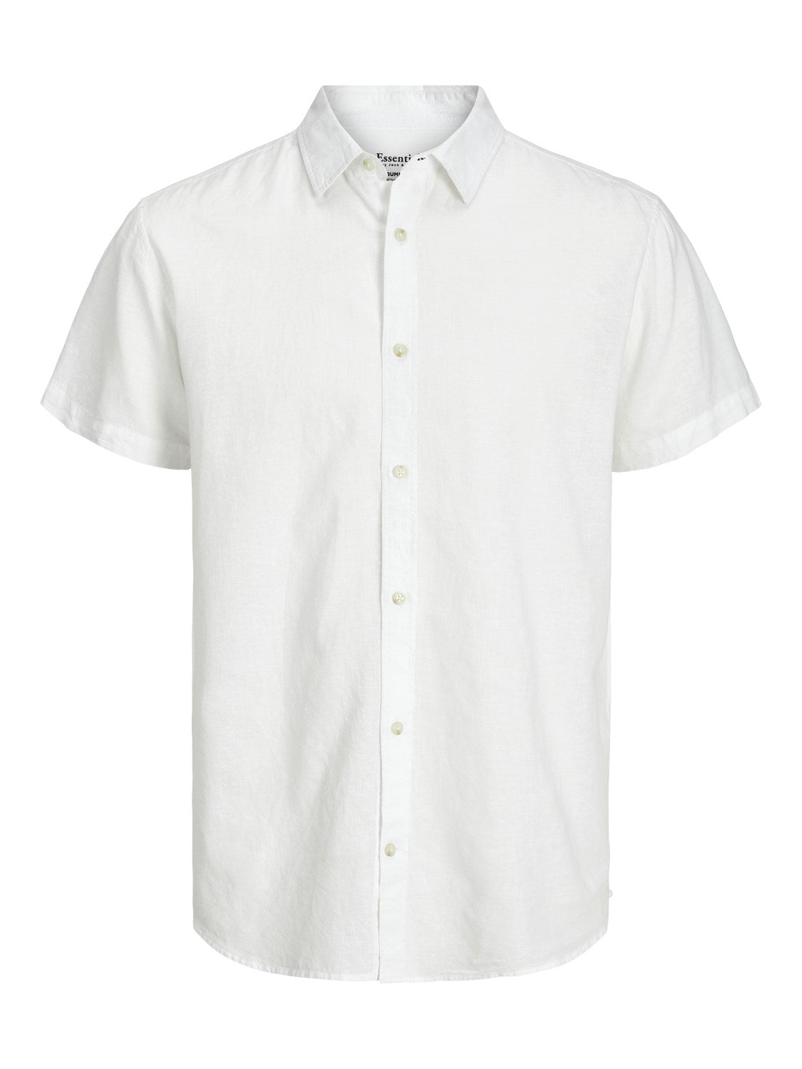 jack&jones camicia m/m in misto lino  jjesummer linen blend shirt