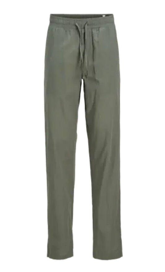 Jack&Jones panatlone in lino cpn colisse jpstkane summer jogger sn
