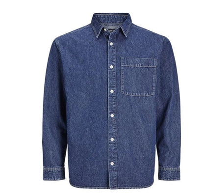 Jack&Jones camicia manica lunga in jeans jj i creek