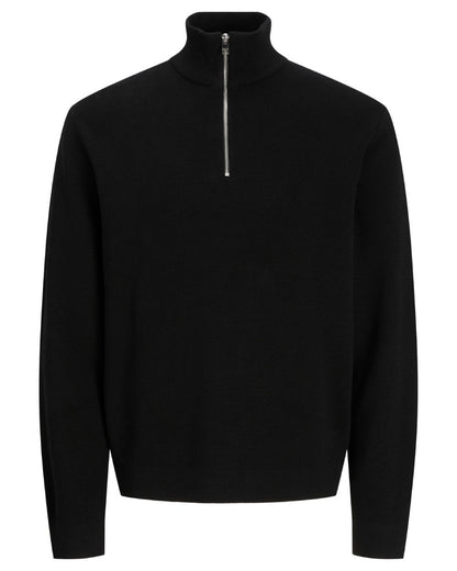 Jack & Jones maglia mezza zip in cotone