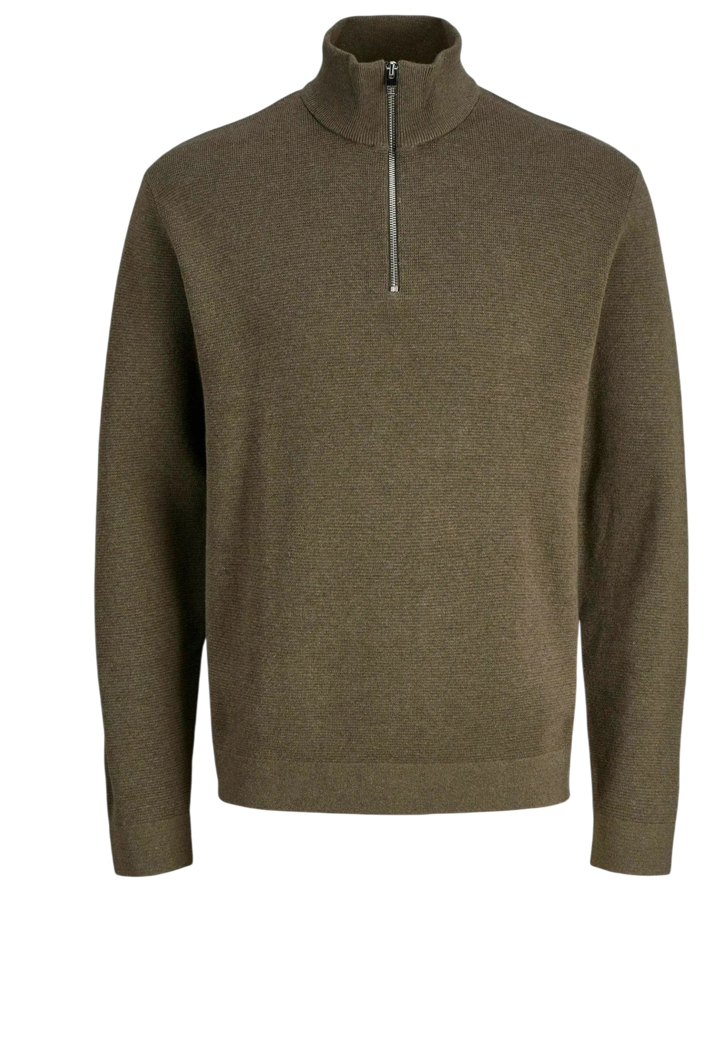 Jack & Jones maglia mezza zip in cotone