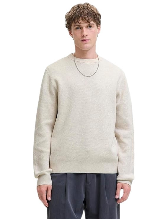Jack&Jone maglia giro collo misto cotone