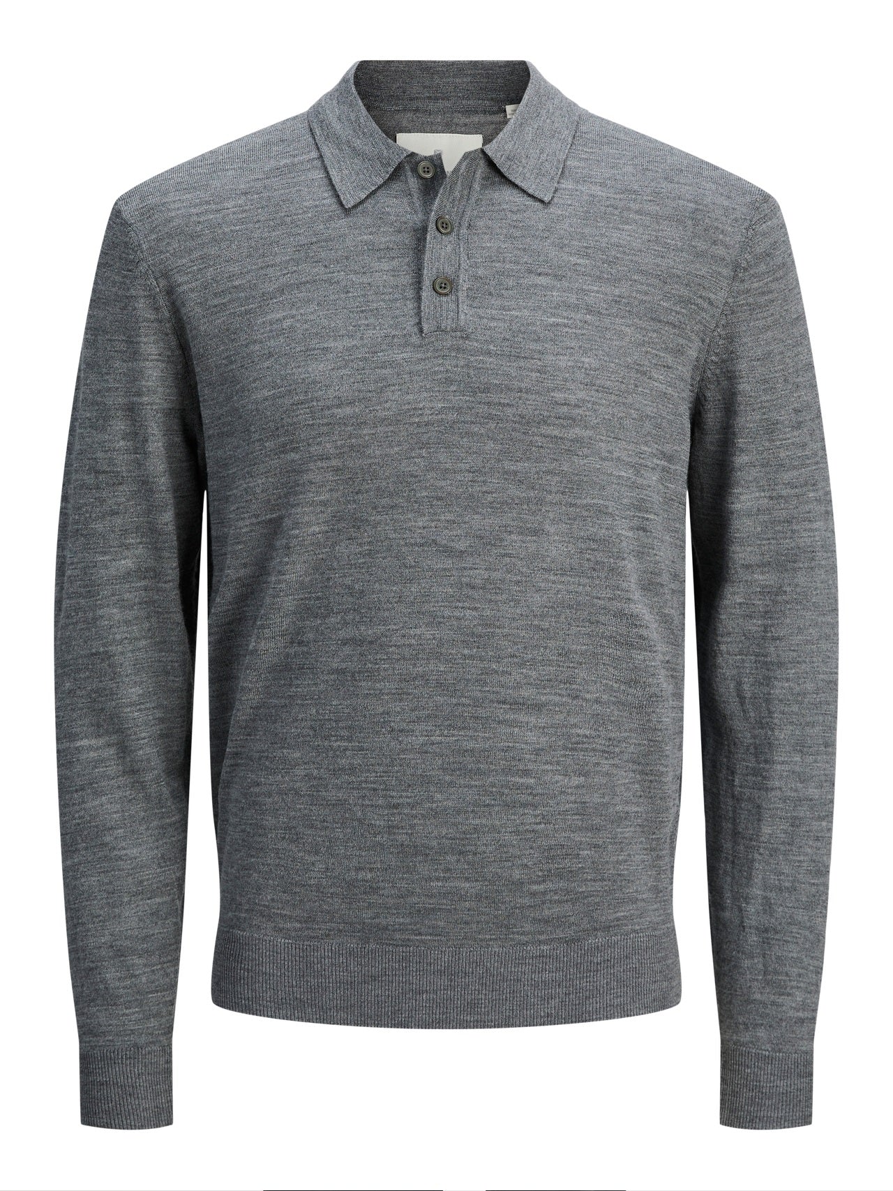 Jack&Jones  maglia a polo con 2 bottoni lana