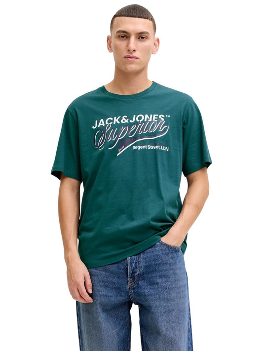 Jack&Jones t-shirt mezza manica con scritta