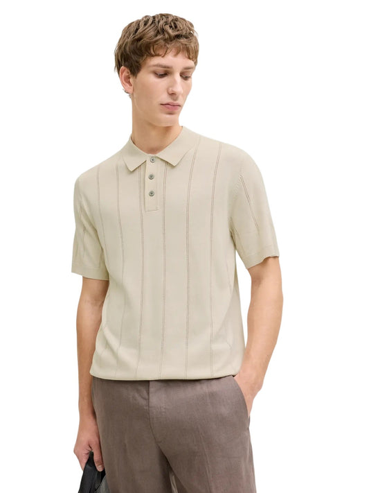 Jack&Jones polo mezza manica mod blawilliam structure knit polo