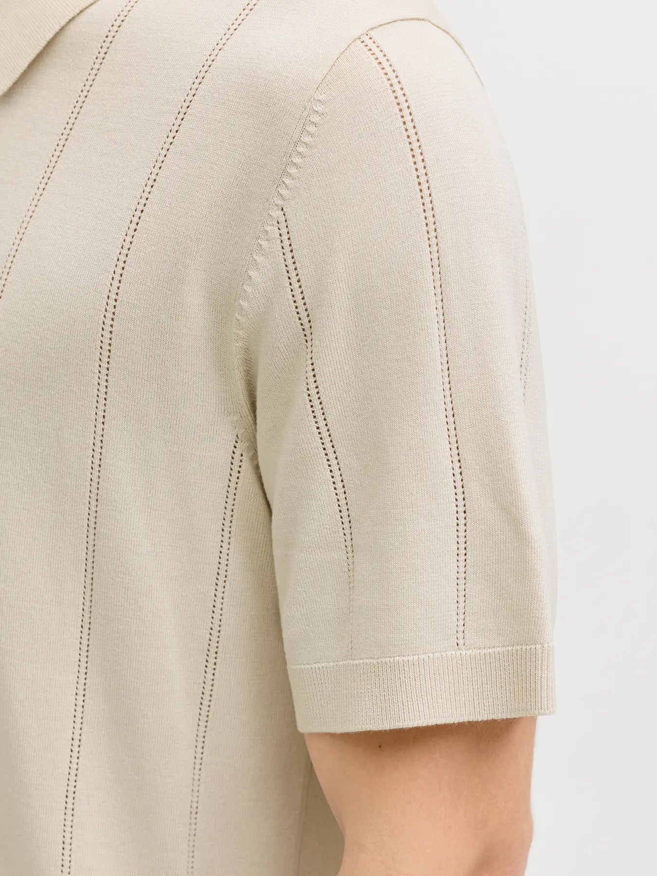 Jack&Jones polo mezza manica mod blawilliam structure knit polo