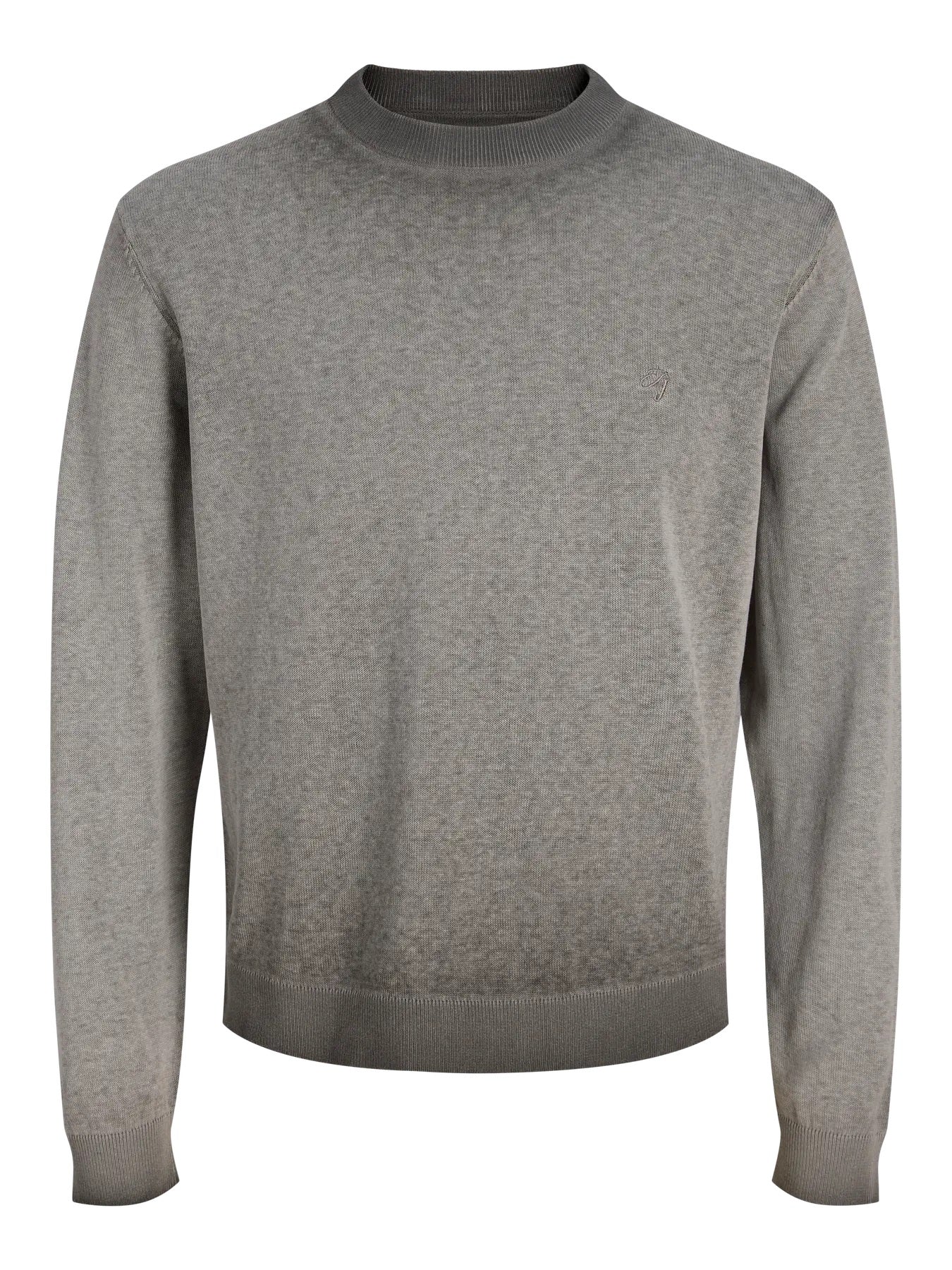 Jack&Jones maglia giro collo in cotone  rnorrebro knit washed crew neck