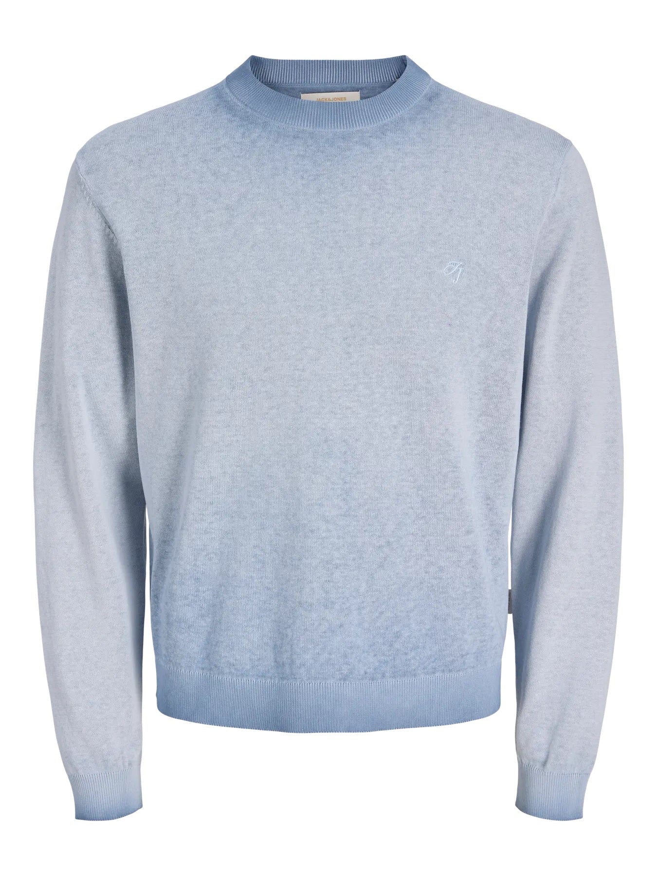 Jack&Jones maglia giro collo in cotone  rnorrebro knit washed crew neck