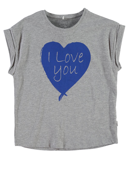 T-shirt bambina giro manica con stampa mod. Felina Name it