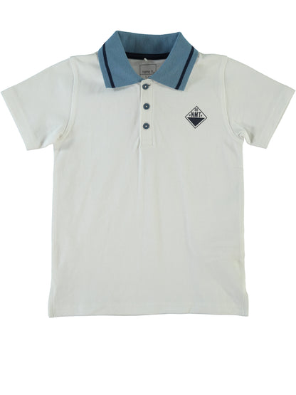 Polo mezza manica colletto in contrasto mod. Valle Name it