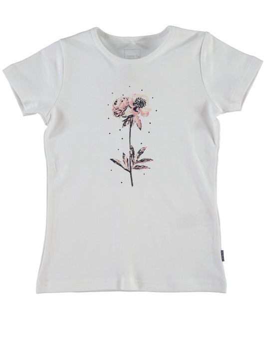 T-shirt giro collo bambina mod.VEEN Name it