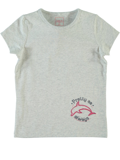 T-shirt bambina manica corta con stampa mod.Vix Name it