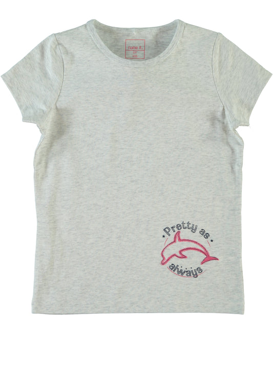 T-shirt bambina manica corta con stampa mod.Vix Name it