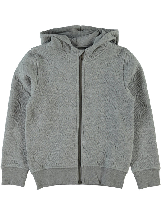 Name it felpa Bambina zip lunga cappuccio mod. Lamai