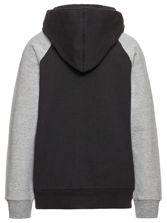 Name it b.no felpa zip lunga  cappuccio mod. krisio