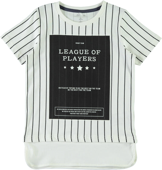 Name it t-shirt mezza manica con stampa sul davanti modello nkmjess