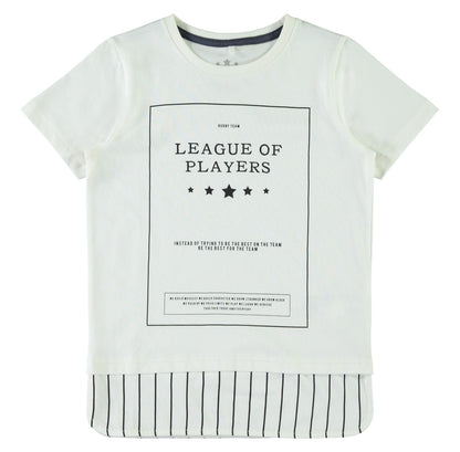 Name it t-shirt mezza manica con stampa sul davanti modello nkmjess