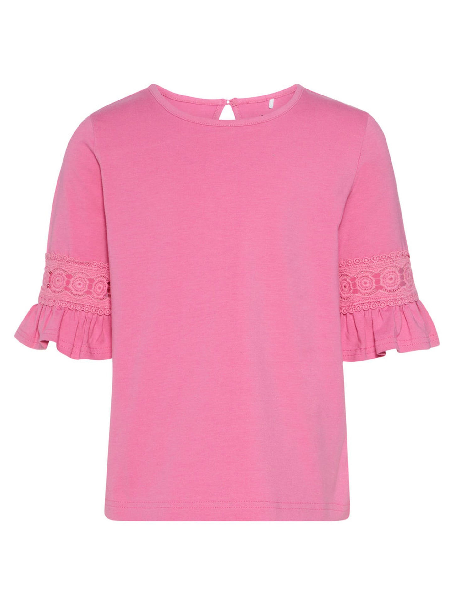 Name it t-shirt b.na con ricamo sulla manica mod. fiam