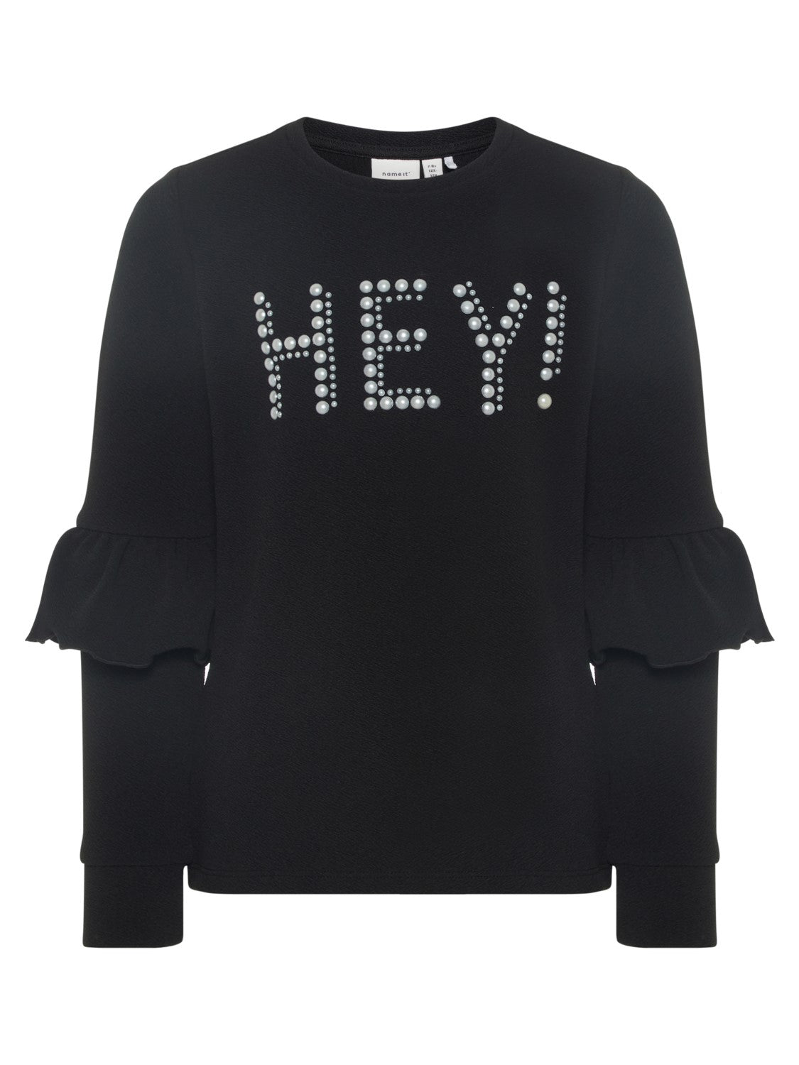 name it b.na maglia  crepe con applicazione borchie modello froxanne