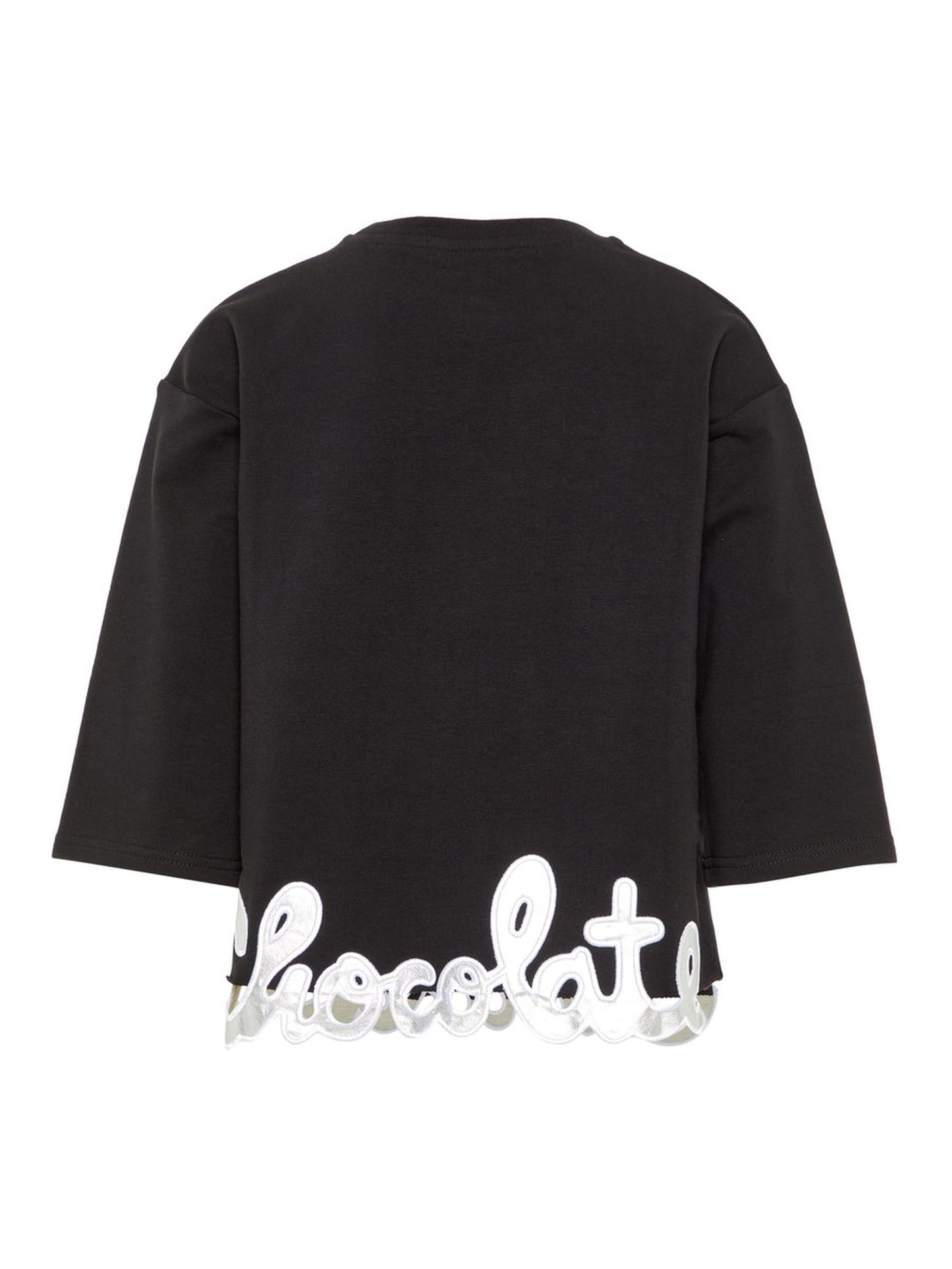 maglia b.na felpa elasticizzata manica 3/4 mod. benja