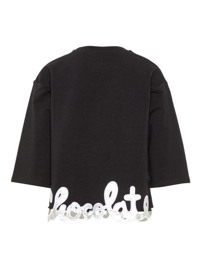 maglia b.na felpa elasticizzata manica 3/4 mod. benja