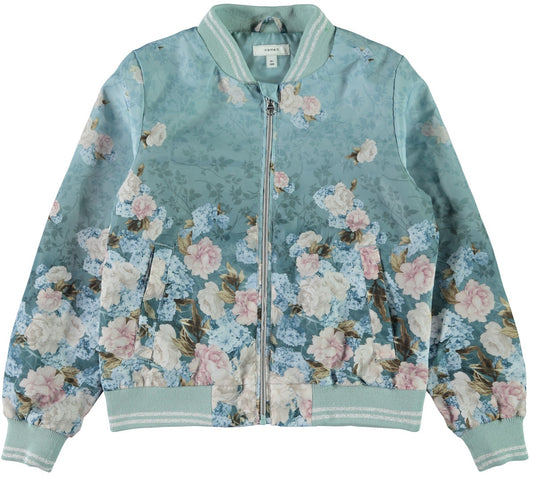 name giubbino multicolor a fiori  mod. nkfmarianne