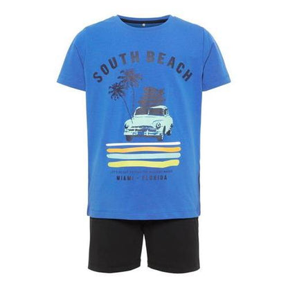 Name it completo t-shirt e bermuda  b.no con molla in vita mod. nkmzox