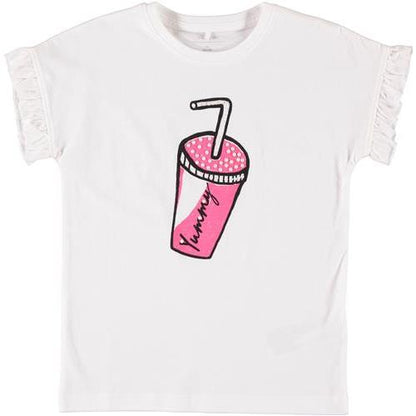 Name it t-shirt m/m b.na con stampa mod.nkfdenise