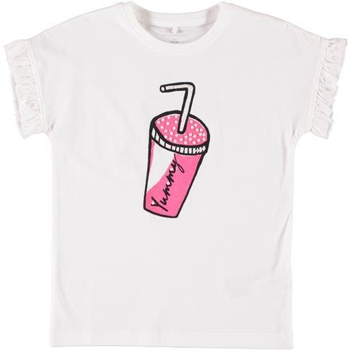 Name it t-shirt m/m b.na con stampa mod.nkfdenise